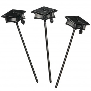 Graduation Mortarboard Cupcake & Food Picks